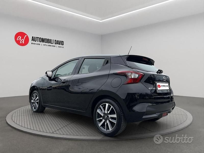 Usata Nissan Micra Acenta 71 CV (52 kW) 2018 Nero Utilitaria