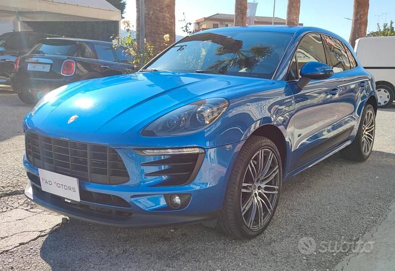 Usata Porsche Macan S 250 CV (183 kW) 2016 Blu SUV