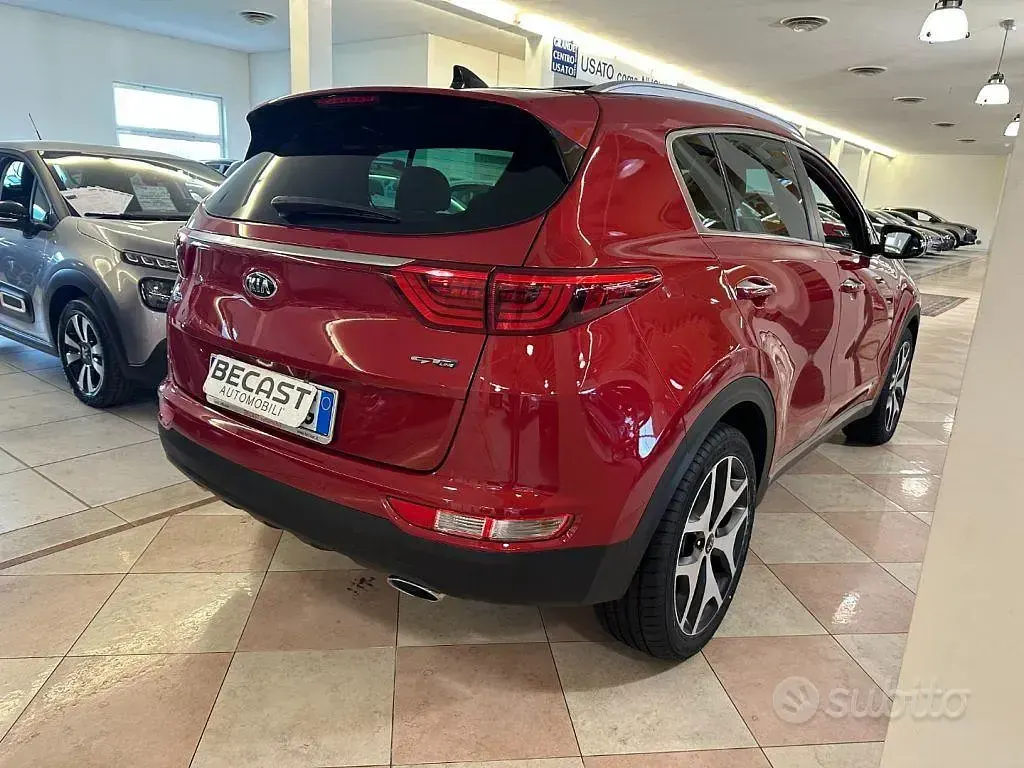 Usata Kia Sportage GT-Line 185 CV (136 kW) 2017 Rosso SUV