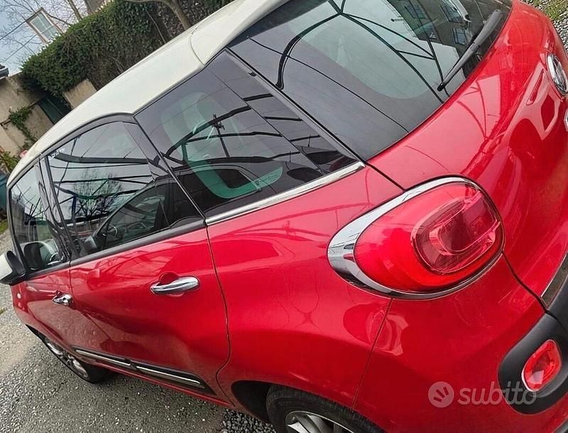 Usata Fiat 500L Lounge 85 CV (62 kW) 2013 Rosso Monovolume