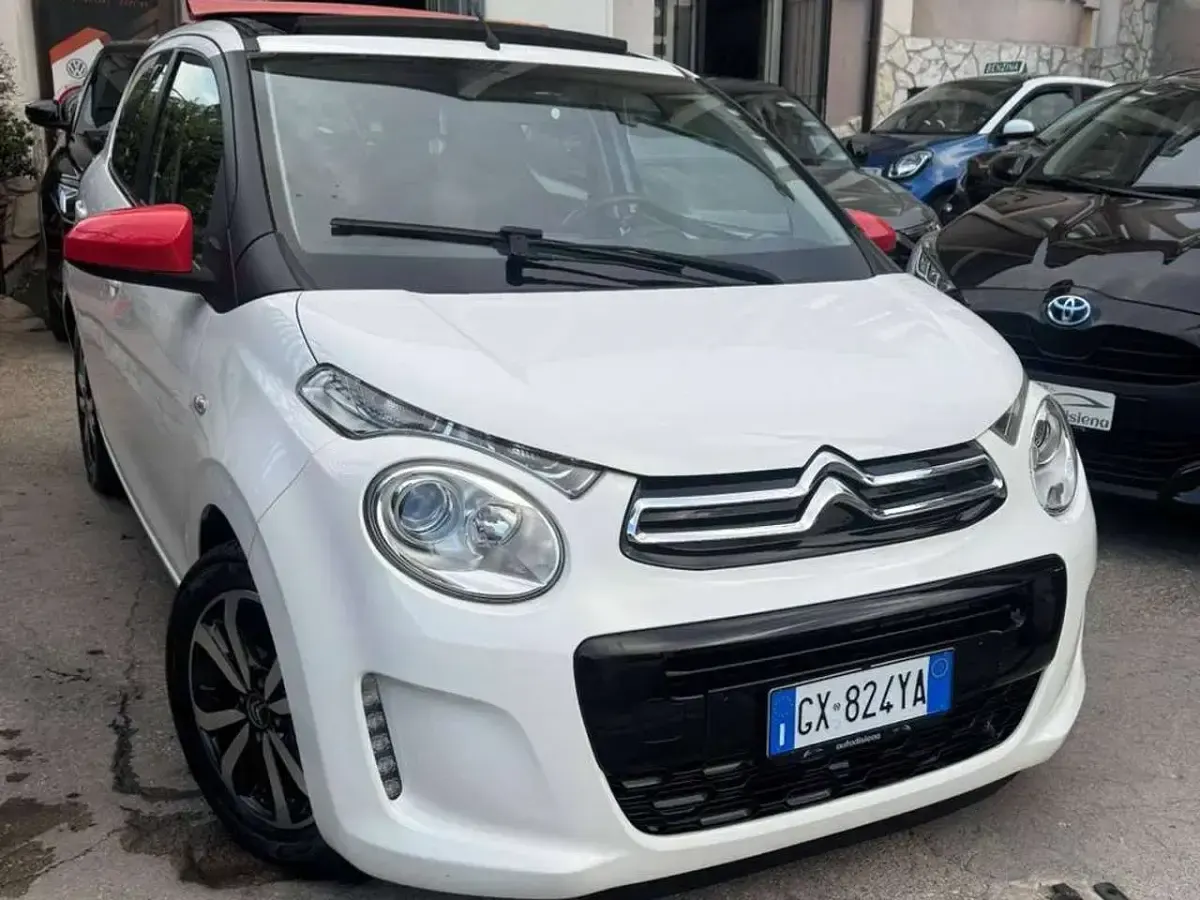 Usata Citroën C1 Feel 69 CV (50 kW) 2017 Bianco Utilitaria