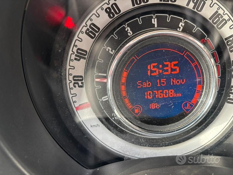Usata Fiat 500 69 CV (50 kW) 2008 Nero Utilitaria
