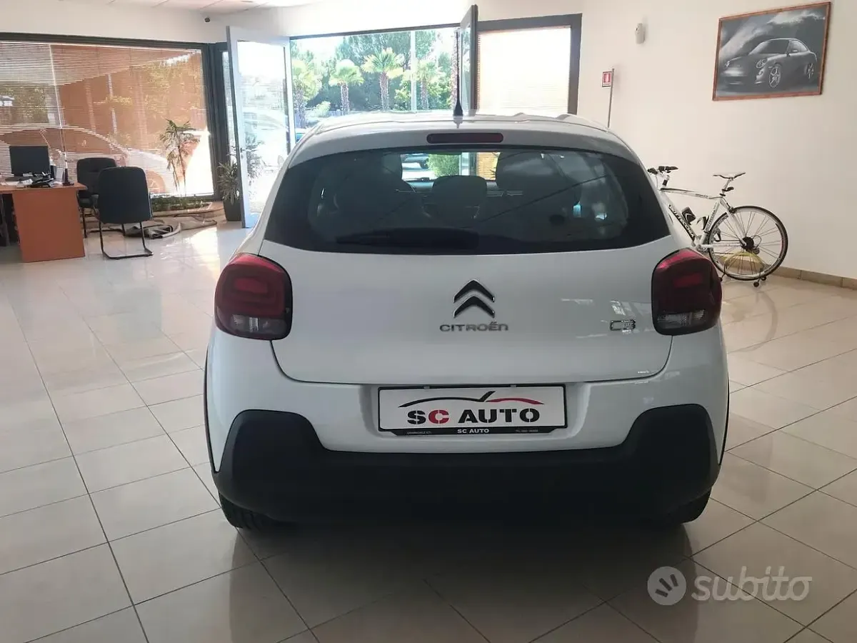 Usata Citroën C3 Feel 83 CV (61 kW) 2019 Bianco Utilitaria