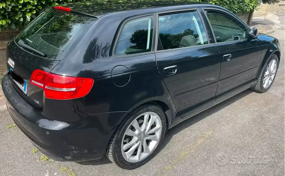 Usata Audi A3 170 CV (125 kW) 2011 Nero Utilitaria