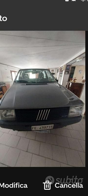 Grigio Usata 1989 Fiat Uno Due volumi | 2500 € - Immagine 1/4