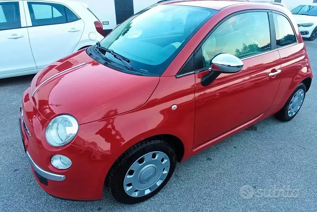 Usata Fiat 500 69 CV (50 kW) 2012 Rosso Berlina