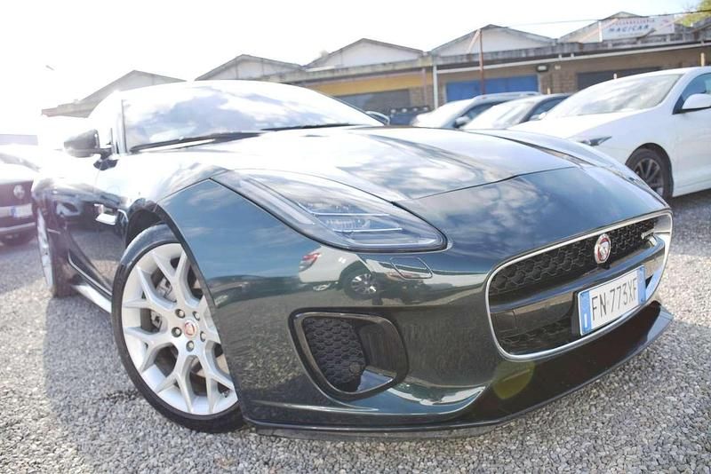 Usata Jaguar F-Type R 300 CV (220 kW) 2018 Verde Coupé