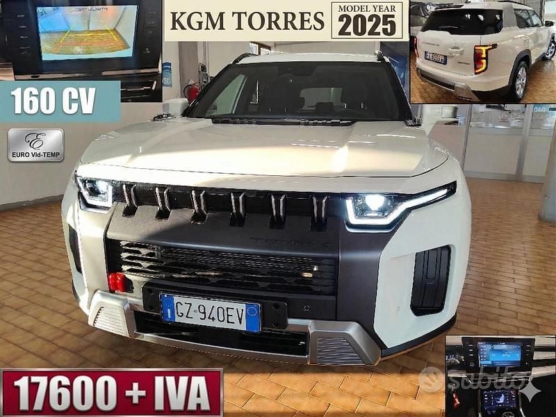 Usata Ssangyong (KGM) Torres 163 CV (119 kW) 2025 Bianco SUV