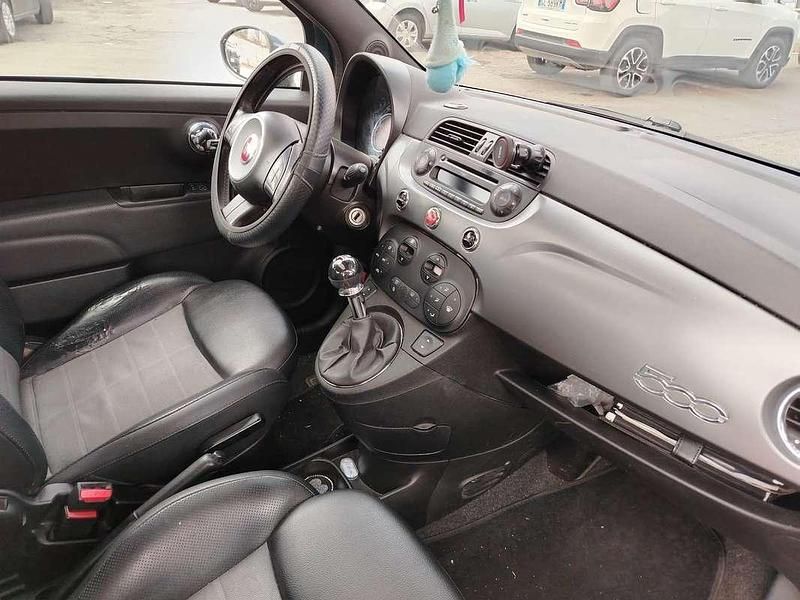 Usata Fiat 500 Lounge 86 CV (63 kW) 2012 Blu/azzurro Utilitaria