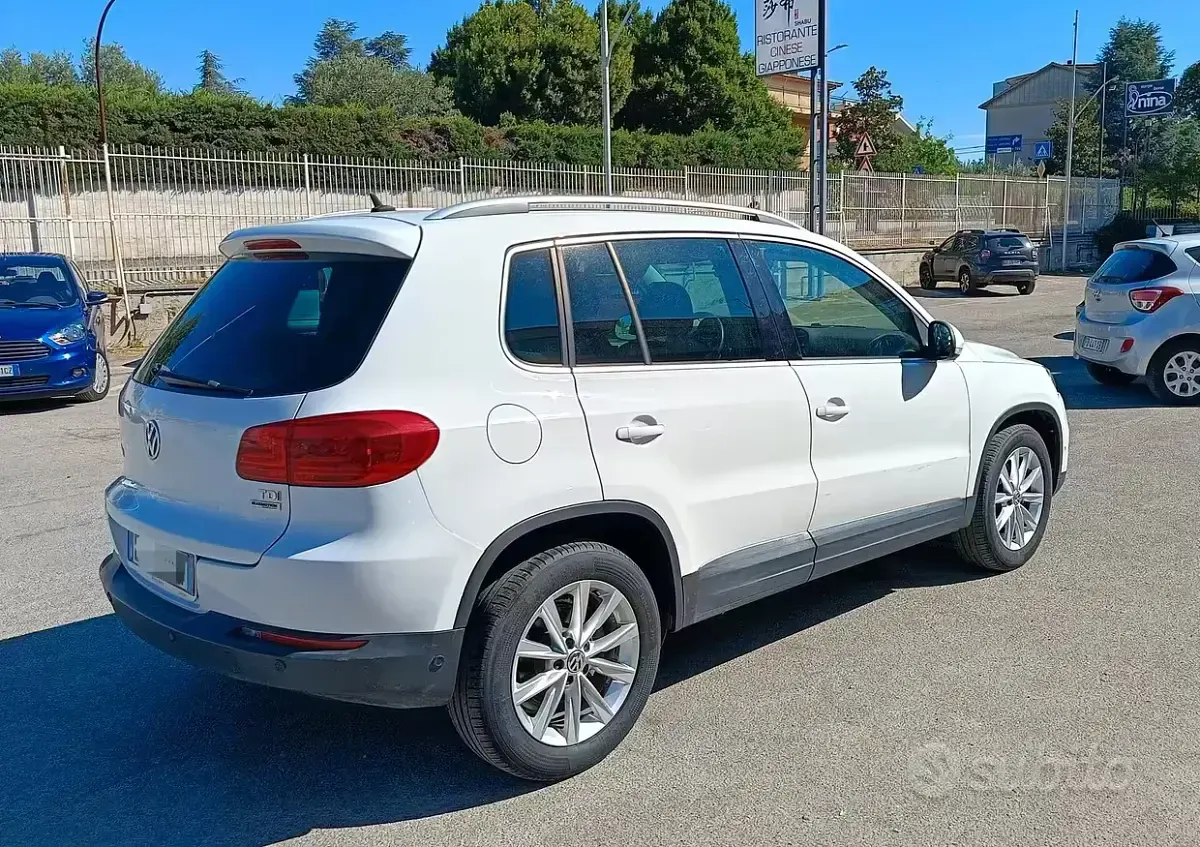 Usata VW Tiguan Sportline 110 CV (80 kW) 2015 Bianco SUV