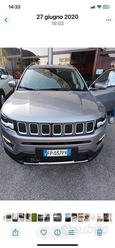 Usata Jeep Compass 120 CV (88 kW) 2018 Grigio SUV