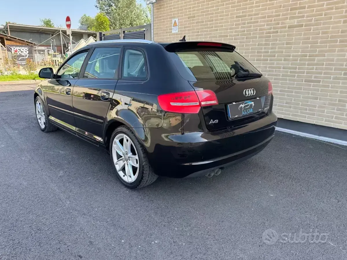 Usata Audi A3 Ambition 140 CV (102 kW) 2011 Nero Utilitaria