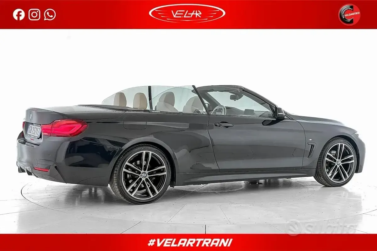 Usata BMW 420 Cabriolet M Sport 190 CV (139 kW) 2020 Nero Cabrio