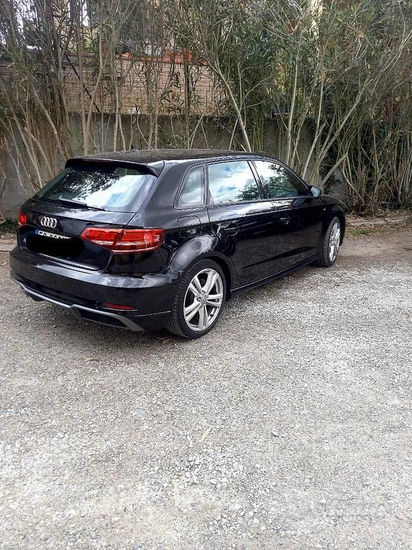 Usata Audi A3 S-Line 116 CV (85 kW) 2018 Nero Berlina
