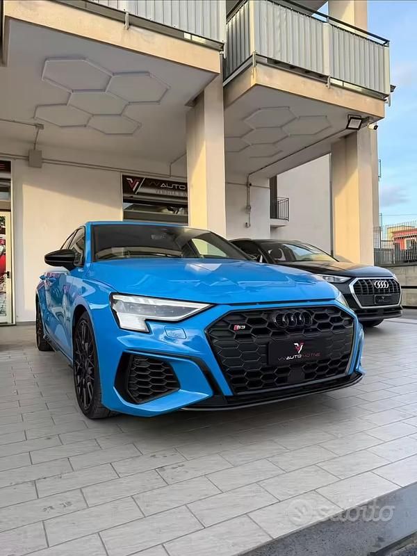Usata Audi A3 Sport 310 CV (228 kW) 2020 Blu Berlina
