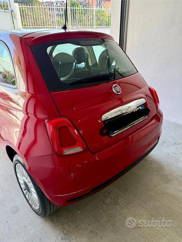 Usata Fiat 500 Pop 69 CV (50 kW) 2018 Rosso Utilitaria