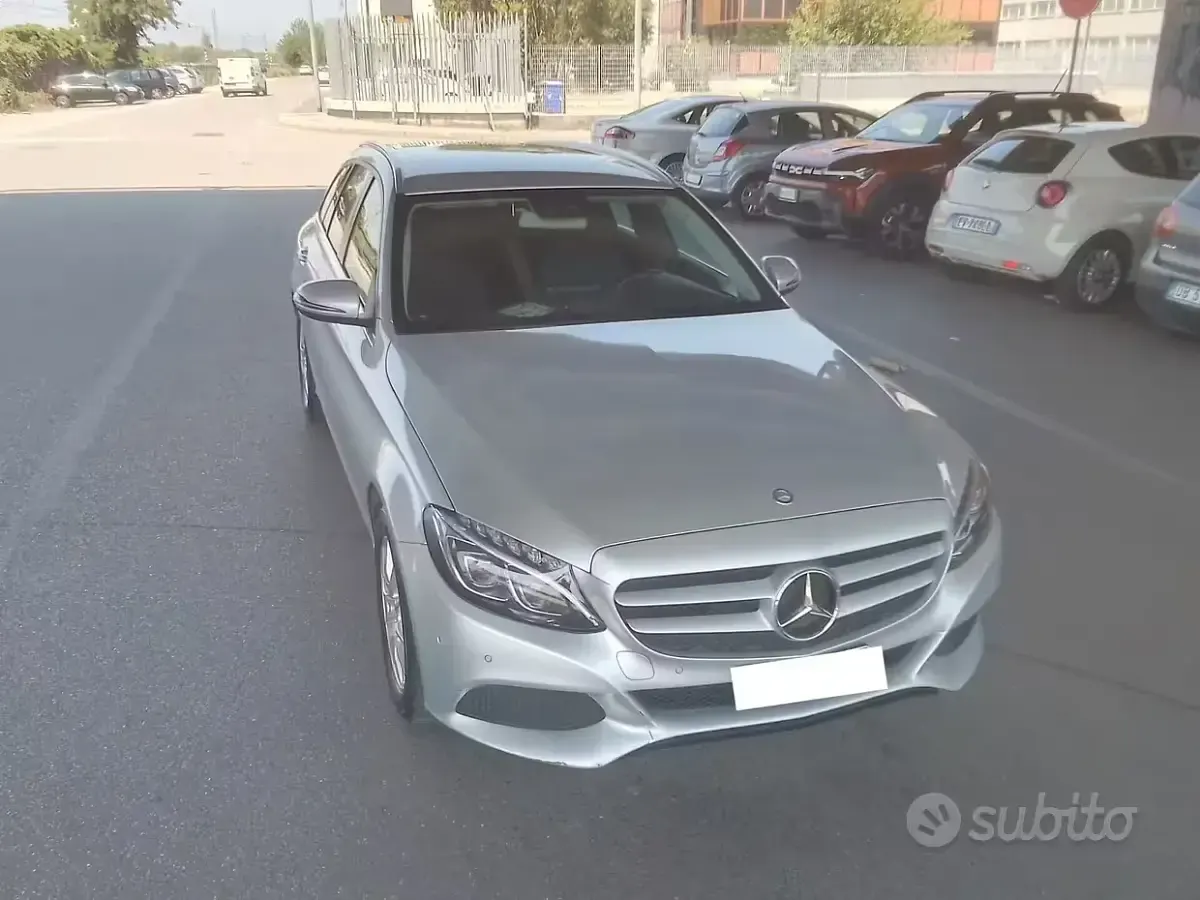Usata Mercedes C200 Business 136 CV (100 kW) 2016 Grigio Station wagon