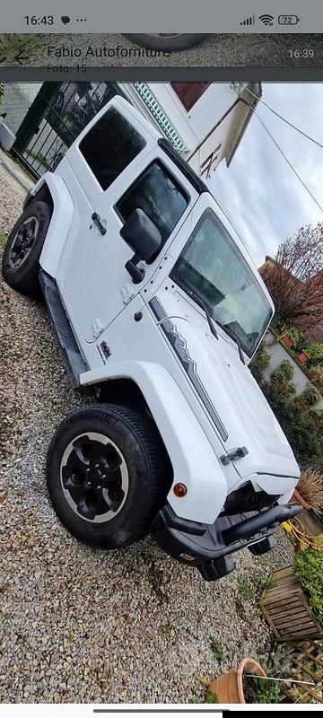 Usata Jeep Wrangler 200 CV (147 kW) 2014 Bianco SUV