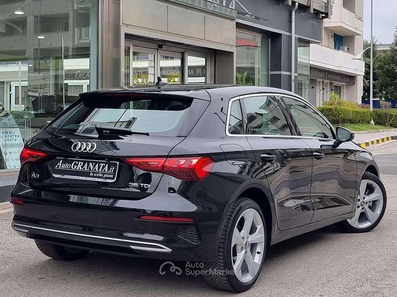 Usata Audi A3 Advanced 150 CV (110 kW) 2020 Nero Berlina