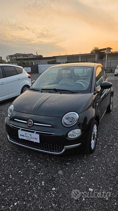 Usata Fiat 500 Lounge 69 CV (50 kW) 2016 Nero Utilitaria
