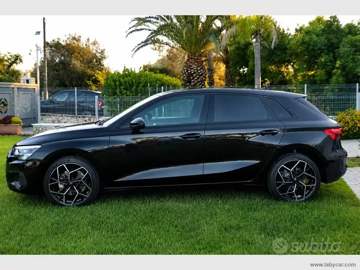 Usata Audi A3 Sport 150 CV (110 kW) 2023 Nero Berlina
