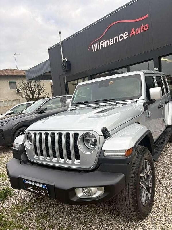 Usata Jeep Wrangler Unlimited Sahara 379 CV (278 kW) 2022 Grigio SUV
