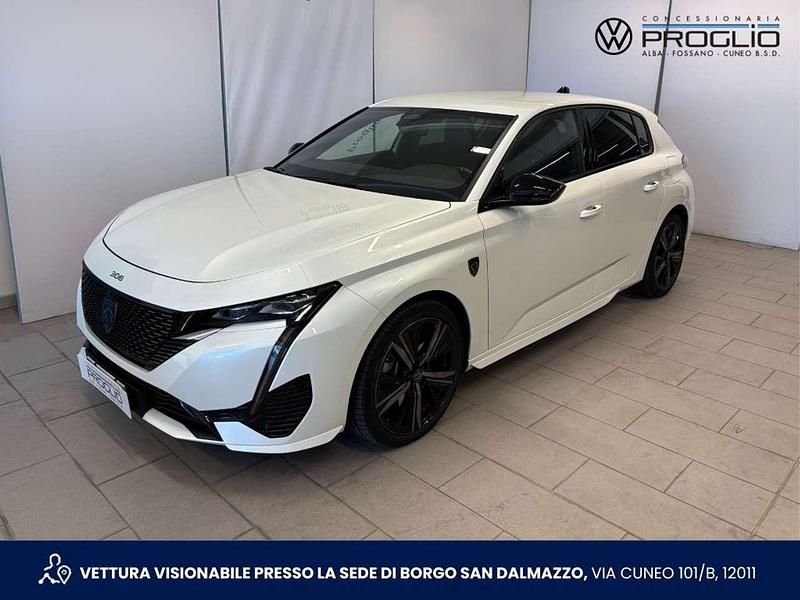 0q bianco puro Usata 2022 Peugeot 308 GT Berlina | 23.800 € (Buon prezzo) - Immagine 1/4