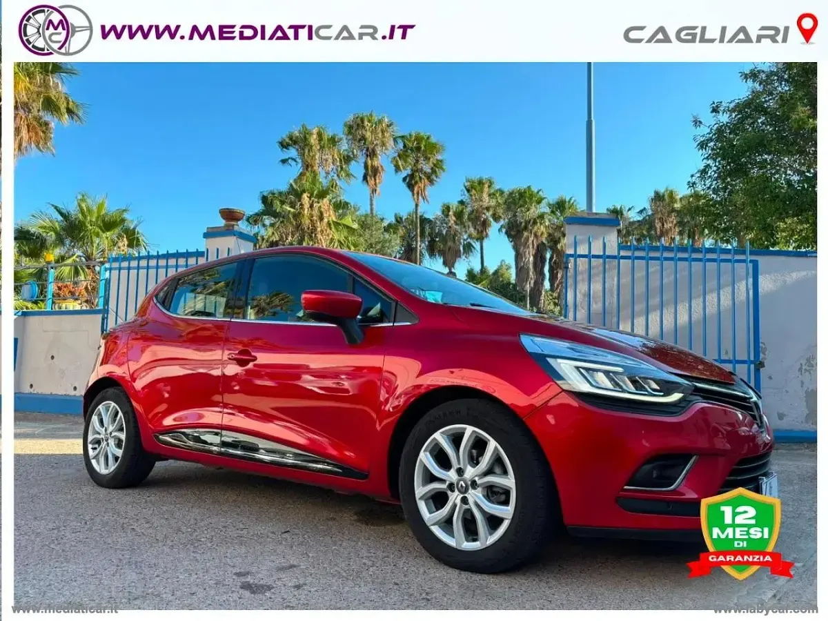 Usata Renault Clio 89 CV (65 kW) 2017 Rosso