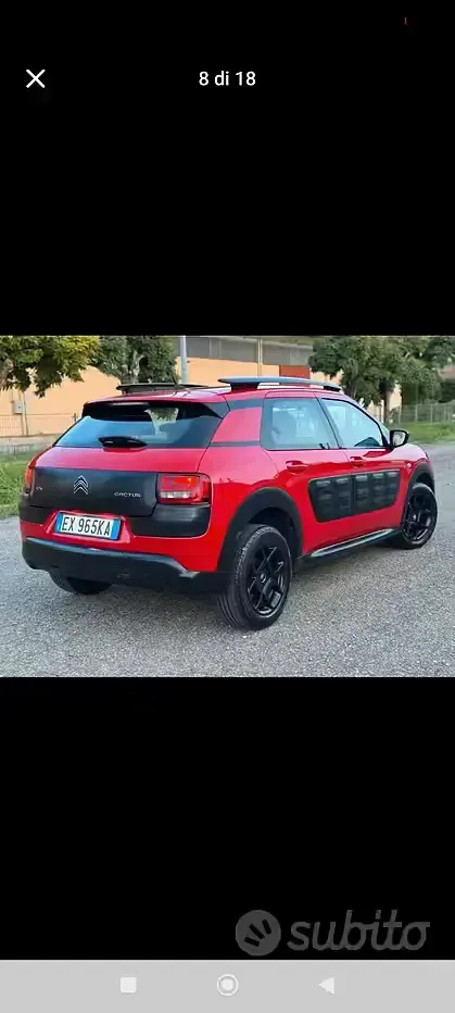 Usata Citroën C4 82 CV (60 kW) 2015 Rosso Berlina