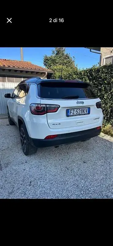 Usata Jeep Compass Limited 140 CV (102 kW) 2019 Bianco SUV