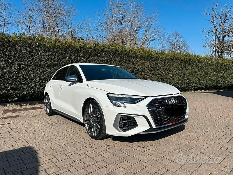 Usata Audi S3 Edition .1 310 CV (228 kW) 2022 Bianco Berlina