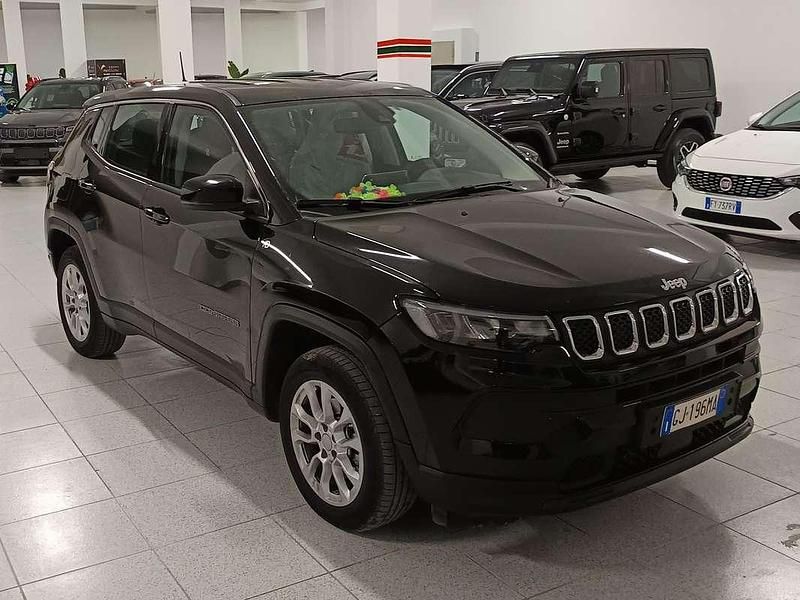 Nero Usata 2022 Jeep Compass Longitude SUV | 25.000 € (Molto cara) - Immagine 1/3