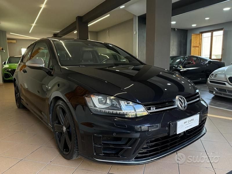Usata VW Golf VII R 300 CV (220 kW) 2016 Nero Berlina