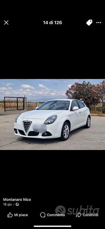 Usata Alfa Romeo Giulietta 120 CV (88 kW) 2012 Bianco Utilitaria