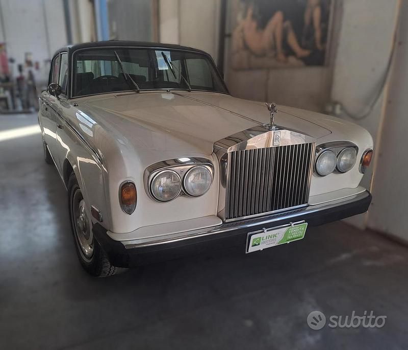 Usata Rolls Royce Silver Shadow 1970 Bianco Berlina