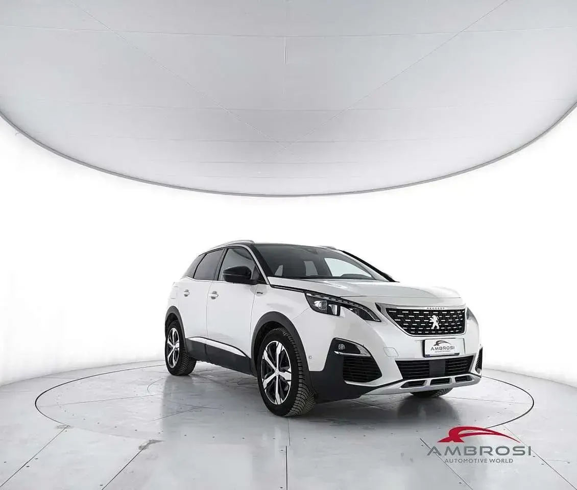 Usata Peugeot 3008 GT-line 131 CV (96 kW) 2018 Bianco SUV