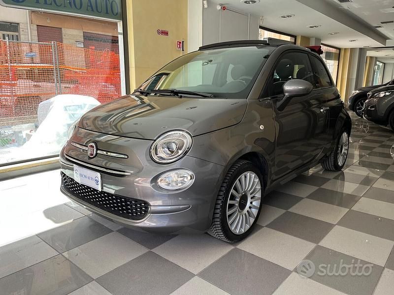 Usata Fiat 500C Lounge 69 CV (50 kW) 2020 Grigio Cabrio