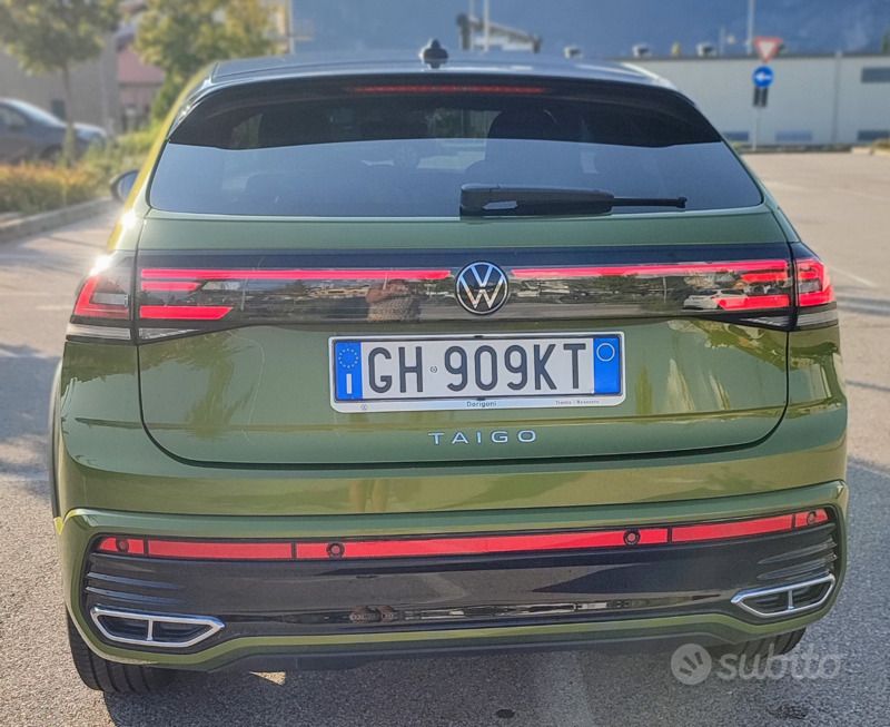 Usata VW Taigo R-line 110 CV (80 kW) 2022 Verde SUV