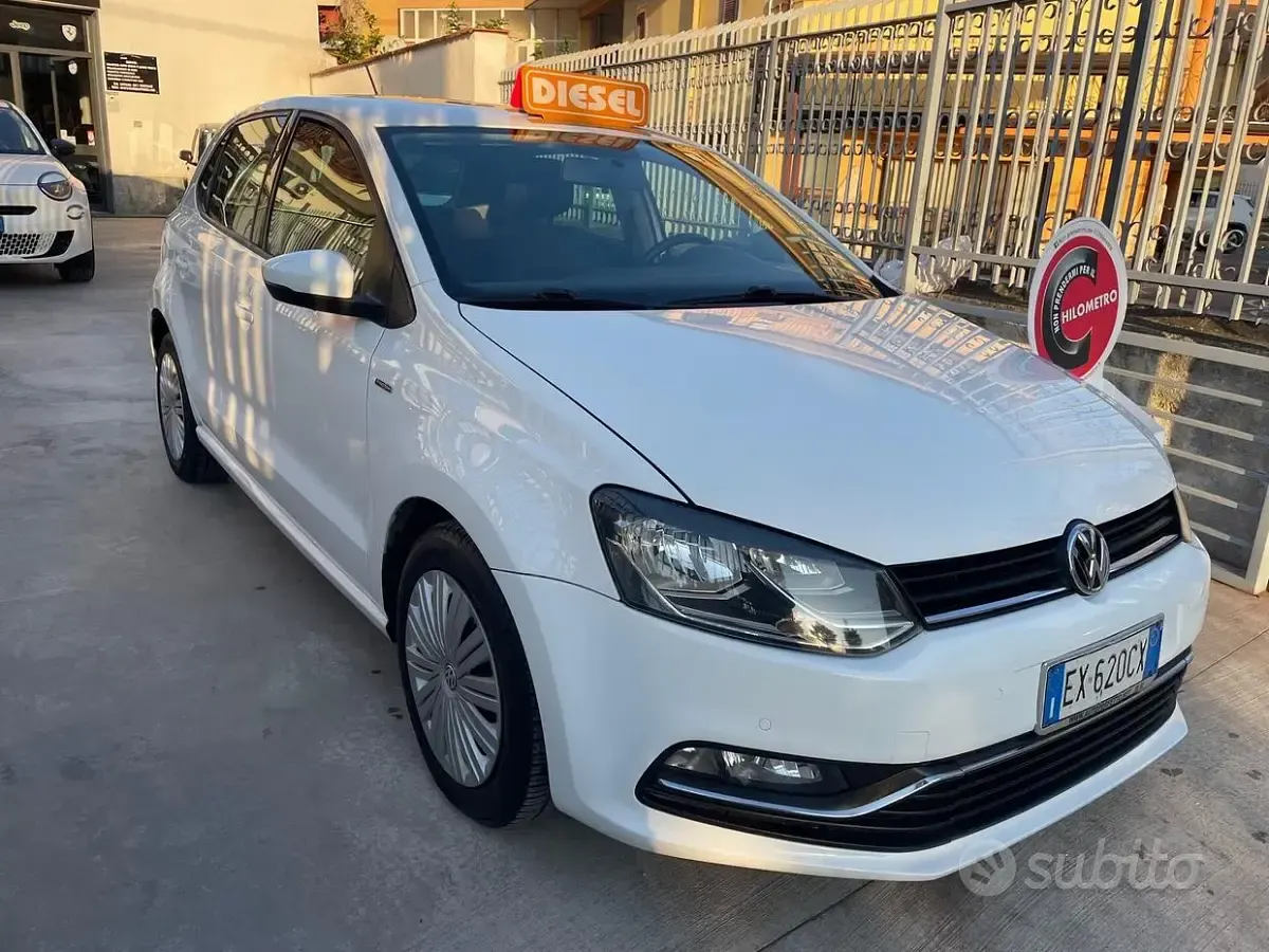 Usata VW Polo 90 CV (66 kW) 2014 Bianco Berlina
