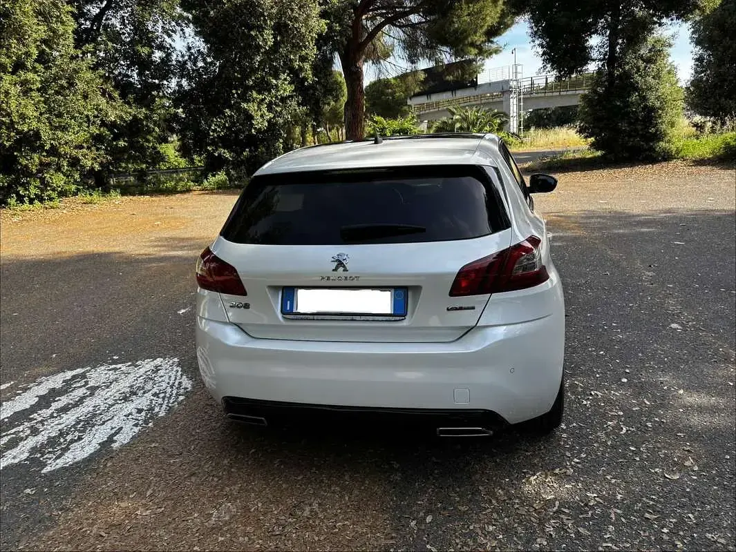 Usata Peugeot 308 GT-line 131 CV (96 kW) 2016 Bianco Berlina