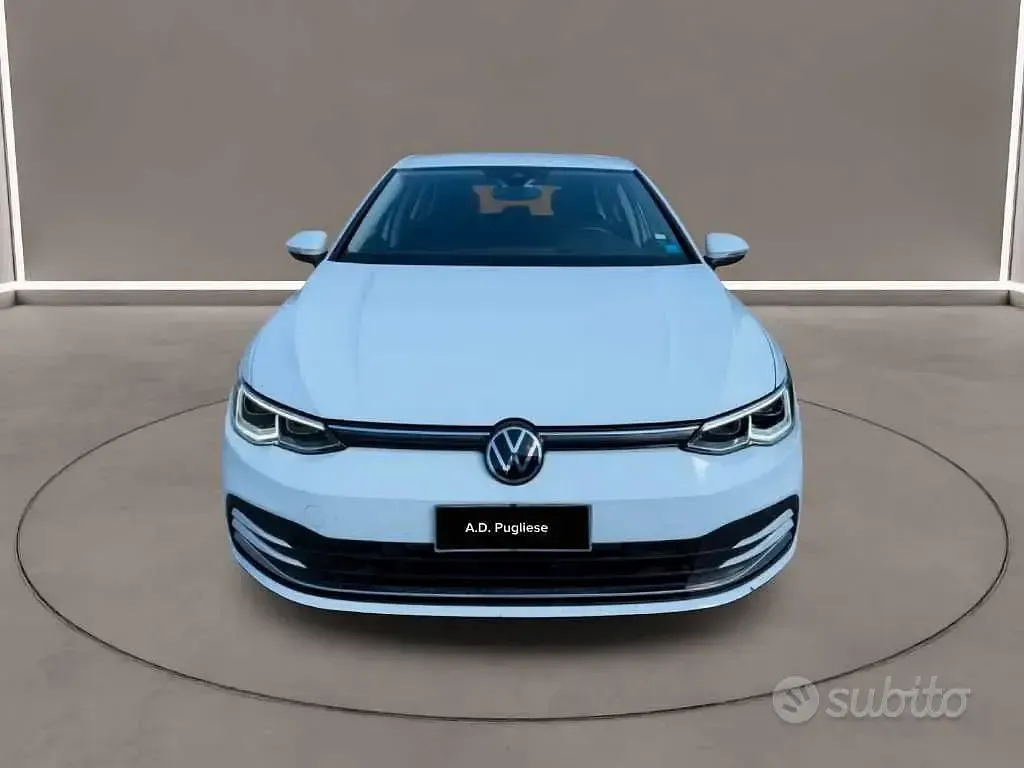 Usata VW Golf VII 116 CV (85 kW) 2020 Bianco Berlina
