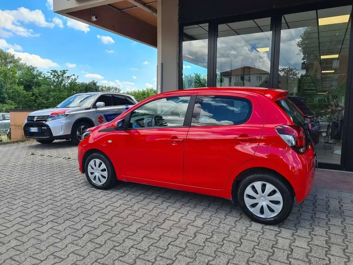 Usata Peugeot 108 Active 69 CV (50 kW) 2015 Rosso Utilitaria