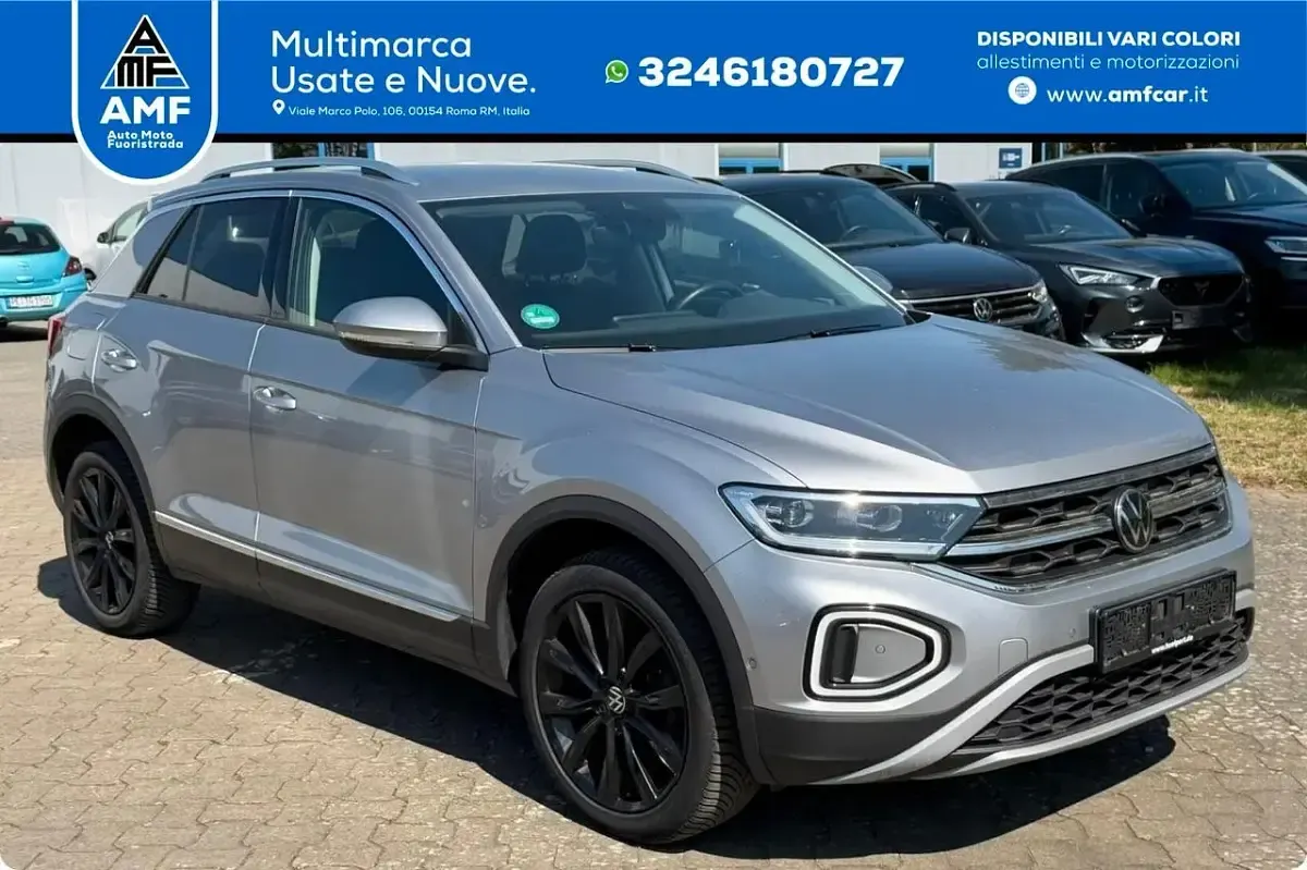 Usata VW T-Roc Cabriolet Style 150 CV (110 kW) 2023 Argento Cabrio