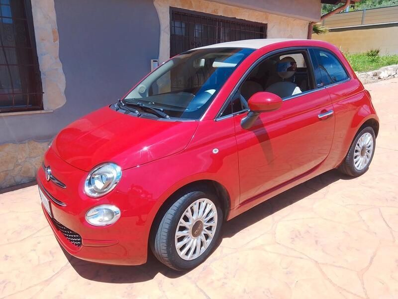 Usata Fiat 500C 85 CV (62 kW) 2019 Rosso Cabrio