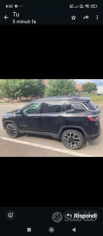 Usata Jeep Compass 140 CV (102 kW) 2017 Nero SUV