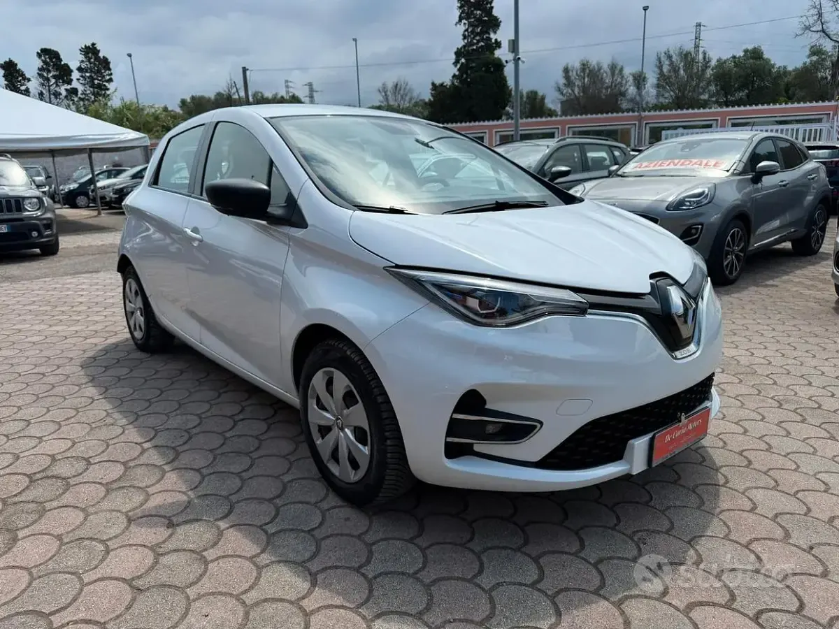 Usata Renault Zoe Life 50 kW (69 CV) 2022 Bianco Utilitaria