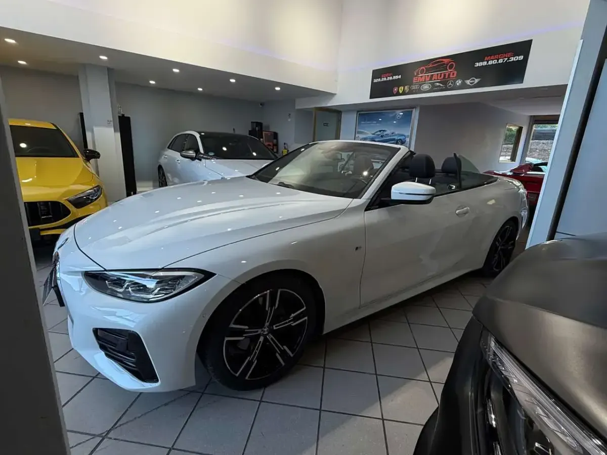 Usata BMW 420 Cabriolet M Sport 190 CV (139 kW) 2021 Bianco Cabrio