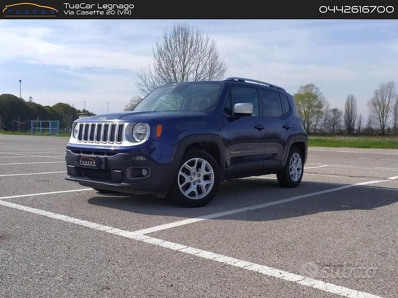 Usata Jeep Renegade Limited 120 CV (88 kW) 2017 Blu SUV