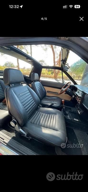 Usata Lancia Beta 1970 Rosso Cabrio