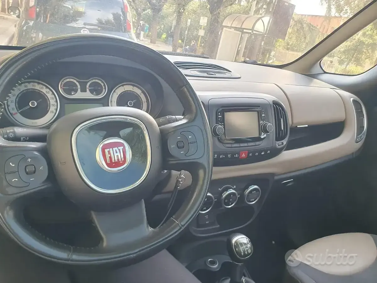 Usata Fiat 500L 85 CV (62 kW) 2013 Grigio Monovolume